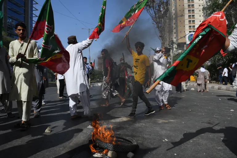 Former Pakistani Prime Minister Imran Khan's arrest on corruption charges has sparked protests across Pakistan.