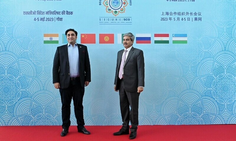 Foreign minister Bilawal Bhutto-Zardari arrived in Goa on Thursday. — Photo courtesy: ANI