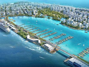 An aerial shot of Hulhumale'. (Photo/HDC)