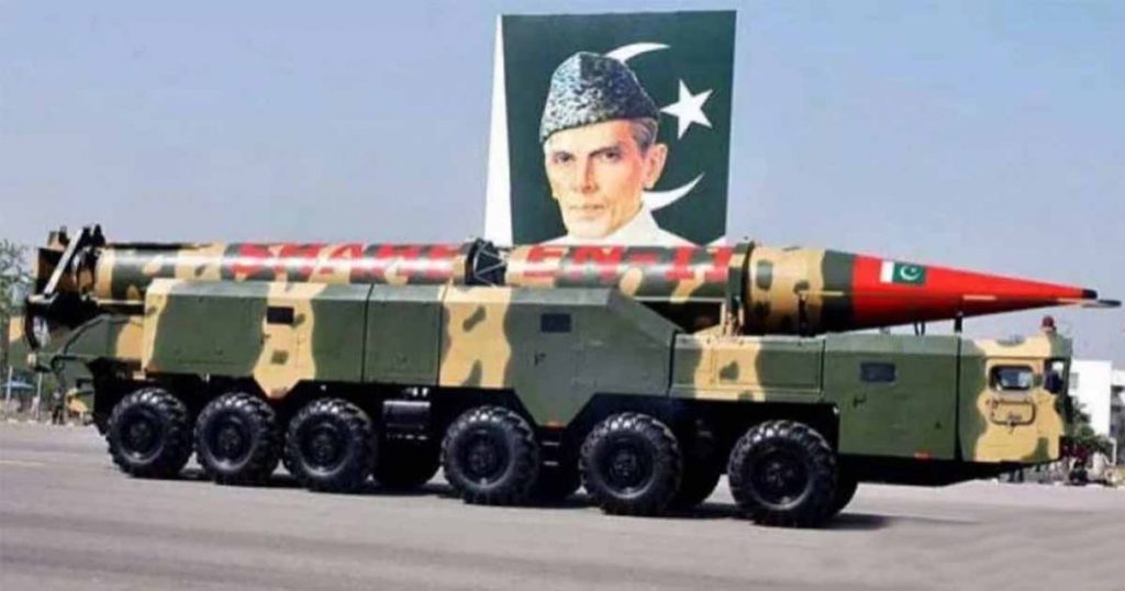 Ballistic missile (Shaheen-III) being displayed during the Pakistan Day parade in Islamabad on March 23, 2016 | Reuters